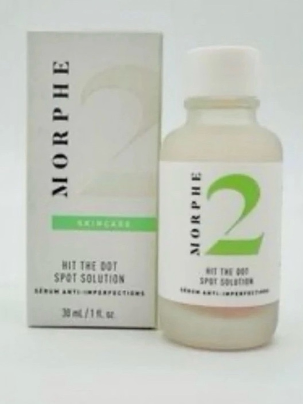 Skincare acne blemish treatment Morphe Hit the Dot spot solution 1fl oz